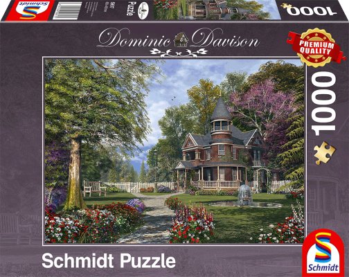 Schmidt 59617 Manor house with tower 1000 pcs - 4001504596170 - CrystalLotus.eu