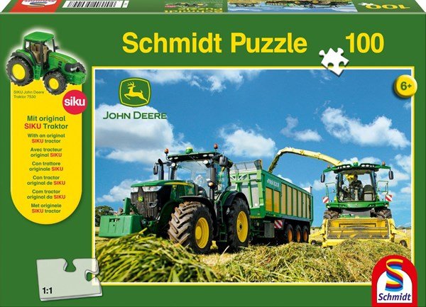 Schmidt Spiele 56044 "John Deere, 7310R" 100 pcs - 4001504560447 - CrystalLotus.eu