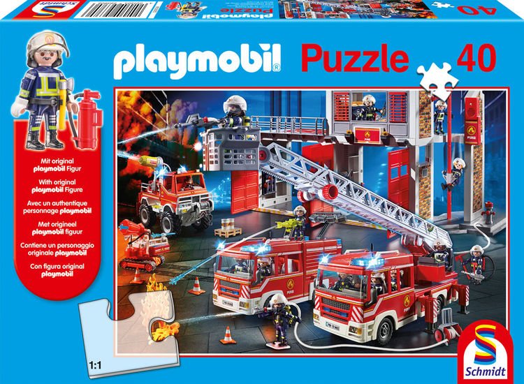 Schmidt Spiele 56380 Fire Department, 40 pcs - 4001504563806 - CrystalLotus.eu