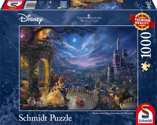 Schmidt Spiele 59484 Thomas Kinkade: "Beauty and the Beast" 1000 pcs - 4001504594848 - CrystalLotus.eu