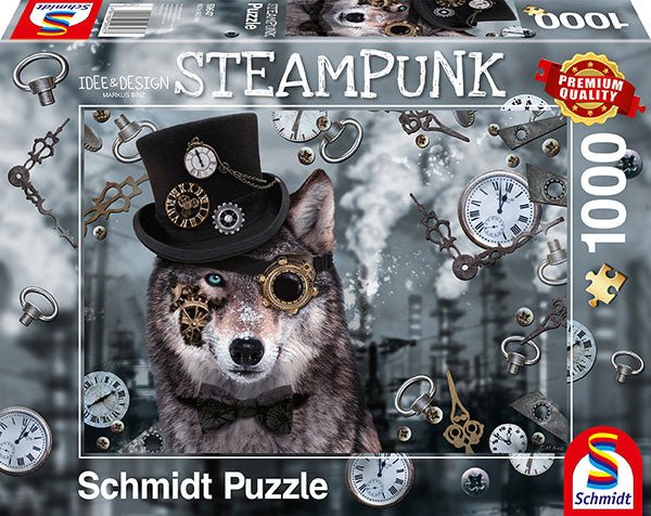 Schmidt Spiele 59647 Markus Binz: "Steampunk Wolf" 1000 pcs - 4001504596477 - CrystalLotus.eu