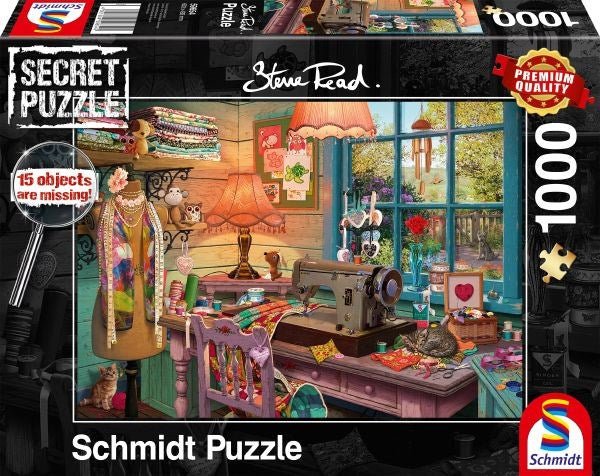 Schmidt Spiele 59654 Steve Read: "In the sewing room" 1000 pcs - 4001504596545 - CrystalLotus.eu