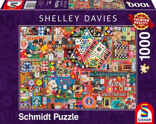 Schmidt Spiele 59900 Shelley Davies: "Vintage Board Games" 1000 pcs - 4001504599003 - CrystalLotus.eu