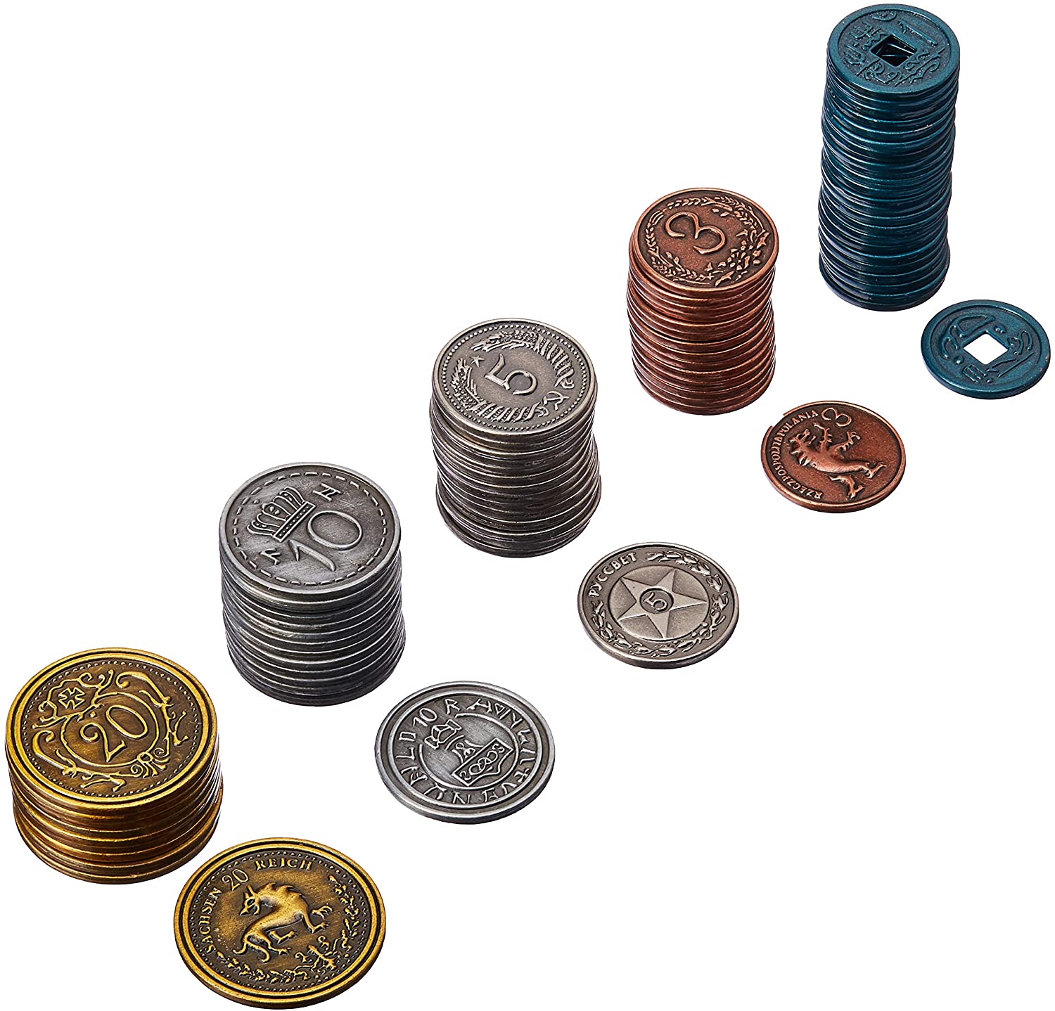 Scythe Metal Coins Board Game Addon - 653341025500 - CrystalLotus.eu