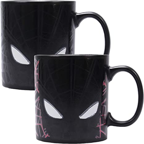 Spiderman Great Power Heat Changing Mug - 5055453463891 - CrystalLotus.eu
