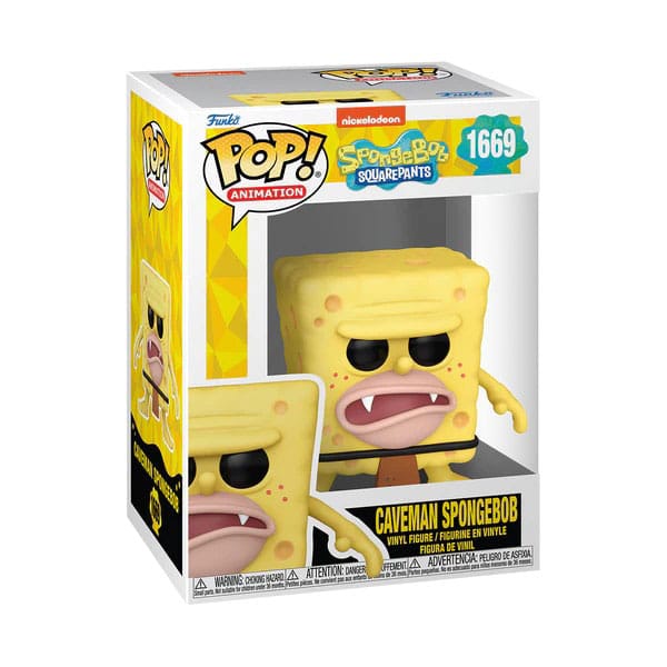 SpongeBob SquarePants 25th Anniversary POP! Vinyl Figure Caveman SB 9 cm - 889698757379 - Crystal Lotus