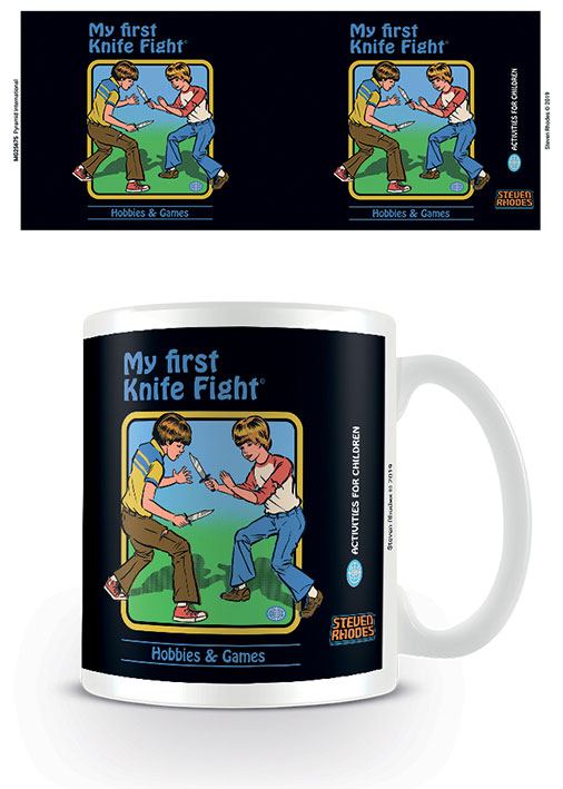 Steven Rhodes Mug My First Knife Fight - 5050574256759 - CrystalLotus.eu