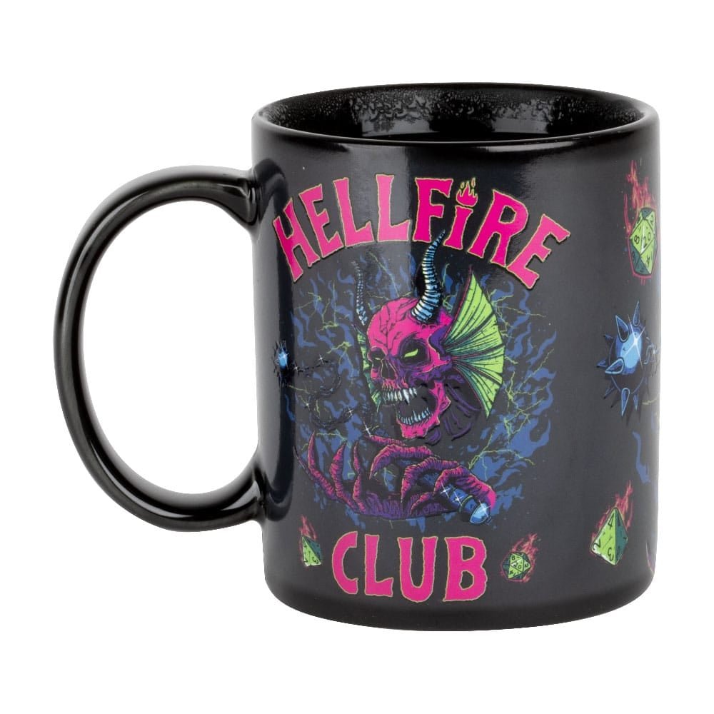 Stranger Things Heat Change Mug - Hellfire Club (320ml) - 3328170021142 - Crystal Lotus