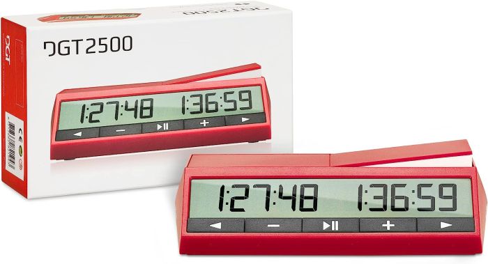 The Official FIDE Chess Clock DGT 2500 Game Timer - 8717662821943 - Crystal Lotus
