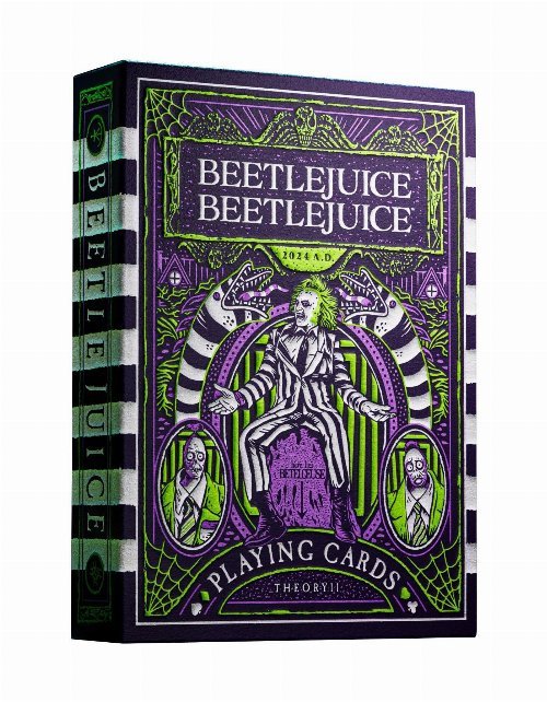 Theory11 Beetlejuice Premium Playing Cards - 850049111812 - Crystal Lotus