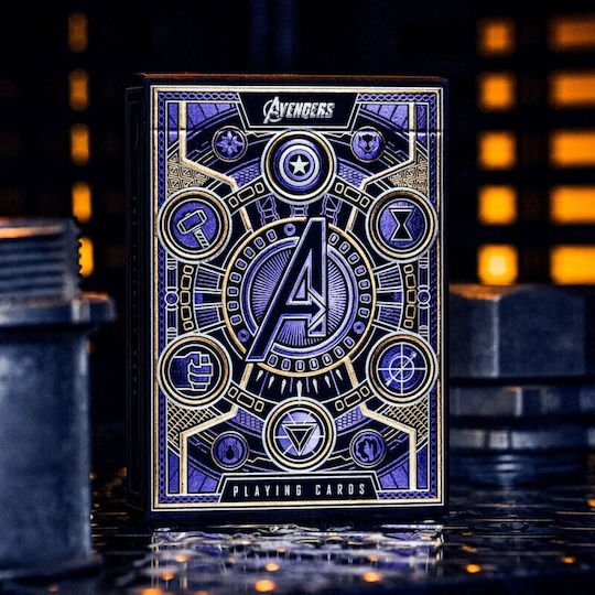 Theory11 Marvel: Avengers Premium Playing Cards (Blue Version) - 850016557261 - Crystal Lotus