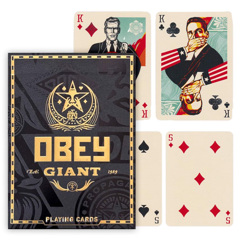 Theory11 - Obey Playing Cards (Gold Edition) - 850049111904 - Crystal Lotus