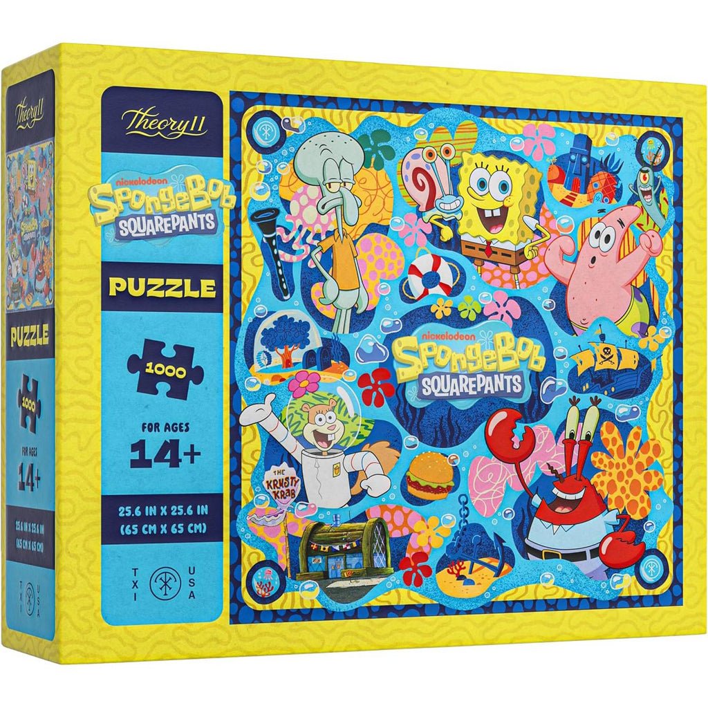 Theory11 - SpongeBob SquarePants Jigsaw Puzzle (1000 pieces) - 850065968766 - Crystal Lotus