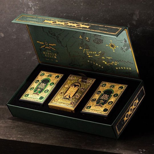 Theory11 The Lord of the Rings 4 - Pack Premium Playing Cards Box Set - 850049111119 - Crystal Lotus