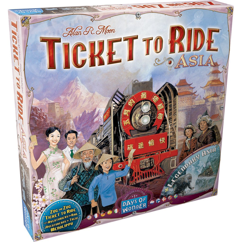 Ticket to Ride - Map Collection 1: Asia - 824968117736 - CrystalLotus.eu