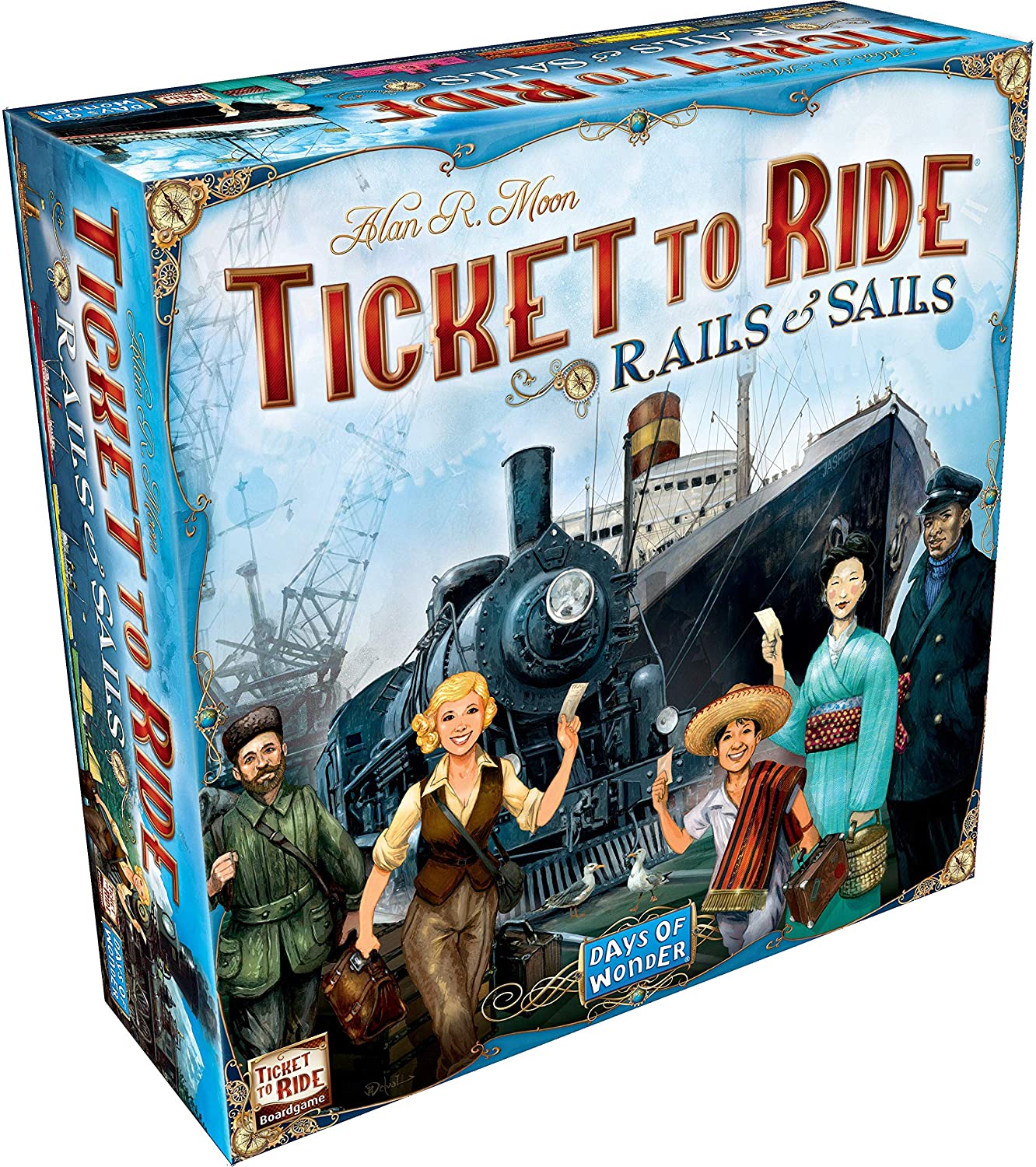 Ticket to Ride - Rails & Sails - 824968720028 - CrystalLotus.eu