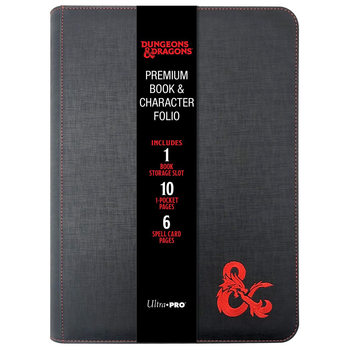 Ultra Pro - Dungeons & Dragons Premium Zippered Book & Character Folio - 074427185855 - CrystalLotus.eu