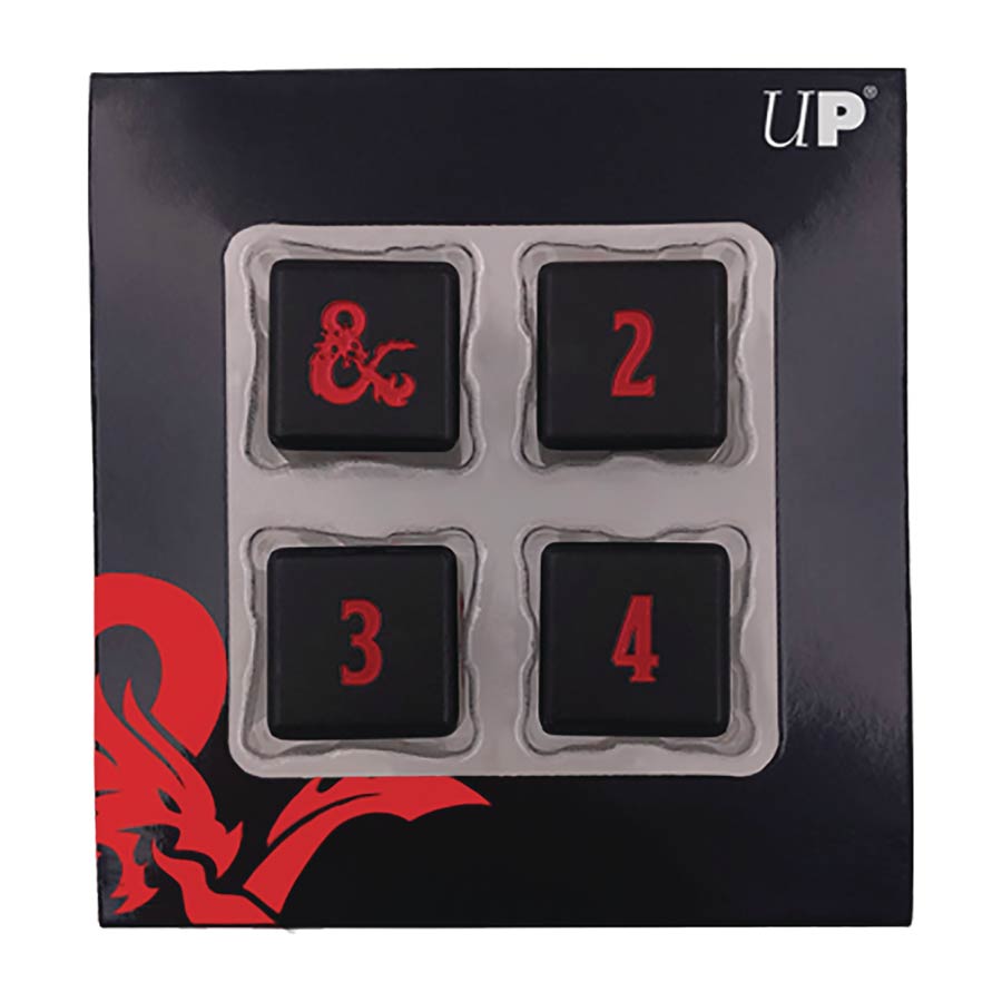 UP - Heavy Metal D6 4x Dice Set for Dungeons & Dragons - 074427186135 - CrystalLotus.eu