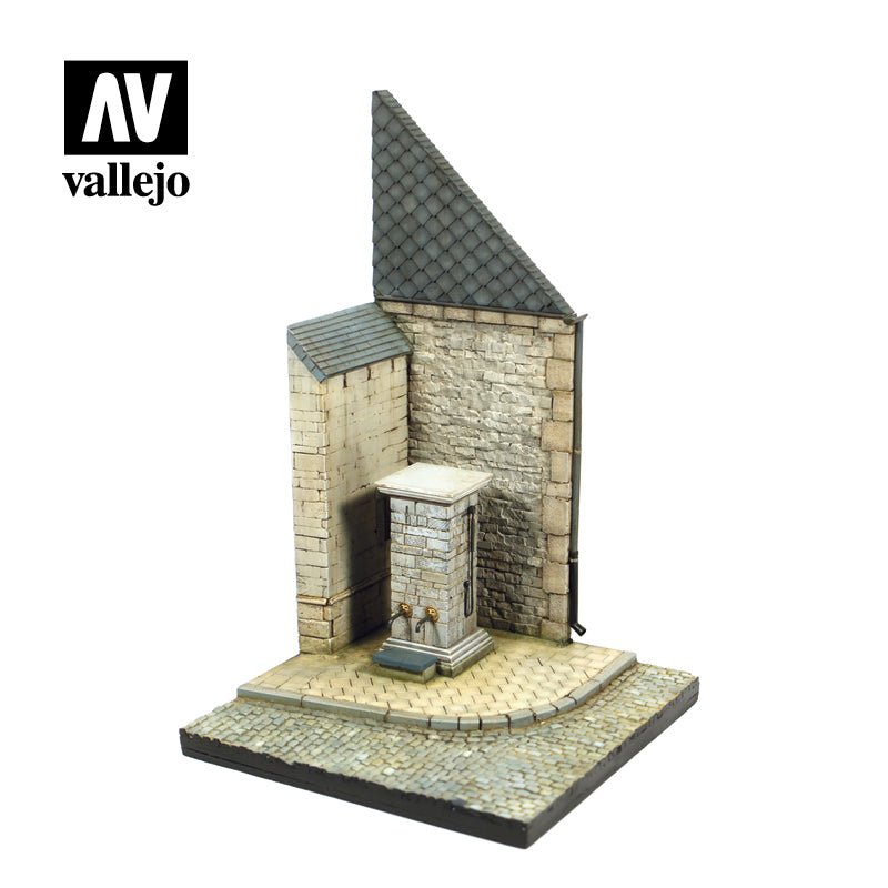 Vallejo (155 x 155) Scenics - Street Corner with Waterpump – Normandy
