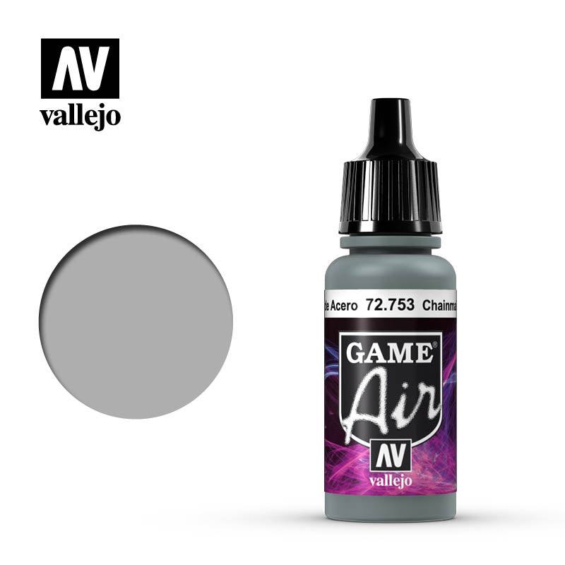 Vallejo 17ml Game Air - Chainmail Silver