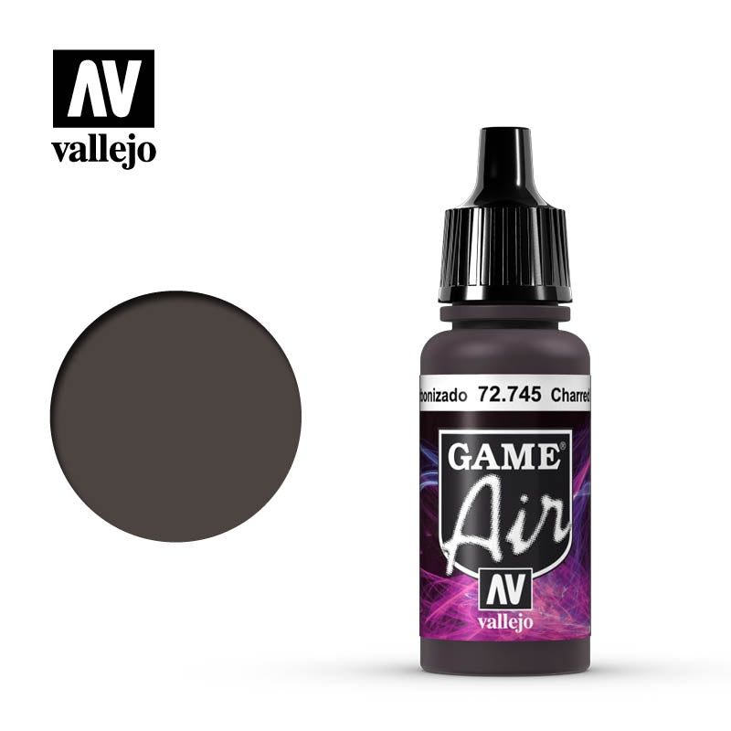 Vallejo 17ml Game Air - Charred Brown
