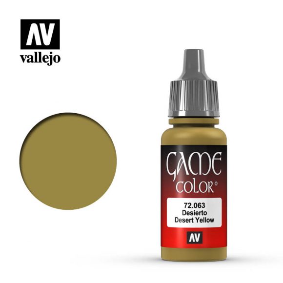 Vallejo 17ml Game Color - Desert Yellow