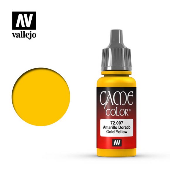 Vallejo 17ml Game Color - Gold Yellow