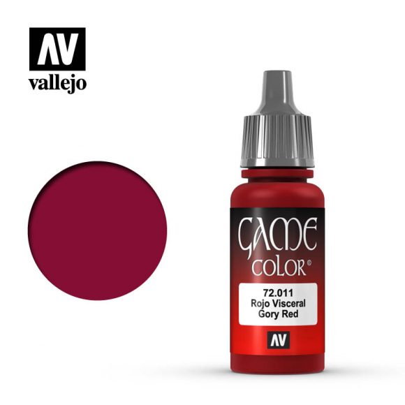 Vallejo 17ml Game Color - Gory Red