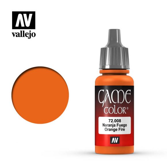 Vallejo 17ml Game Color - Orange Fire