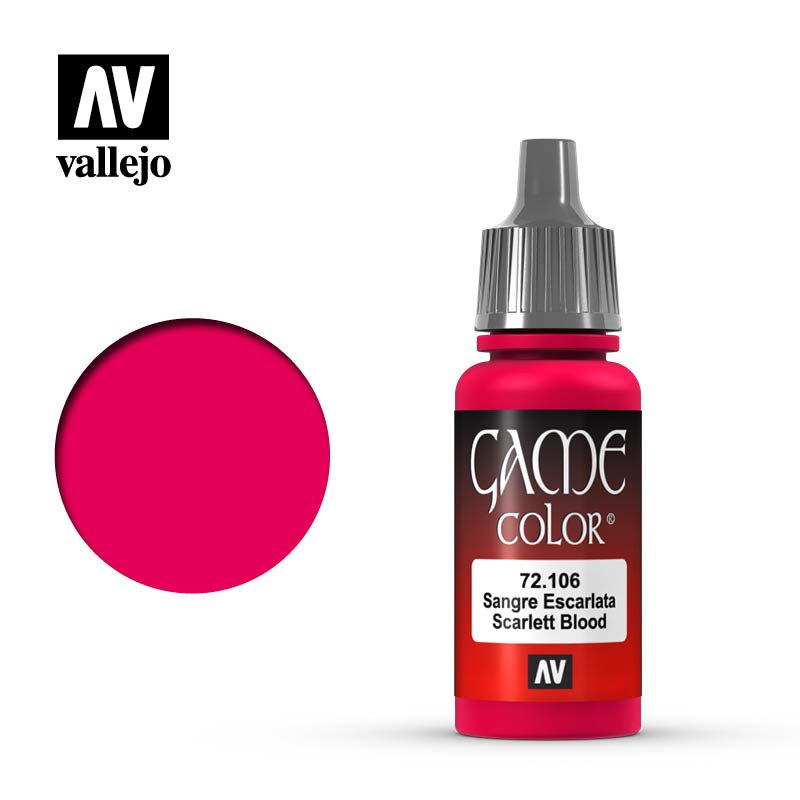 Vallejo 17ml Game Color - Scarlet Blood