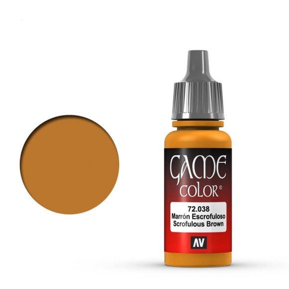 Vallejo 17ml Game Color - Scrofulous Brown