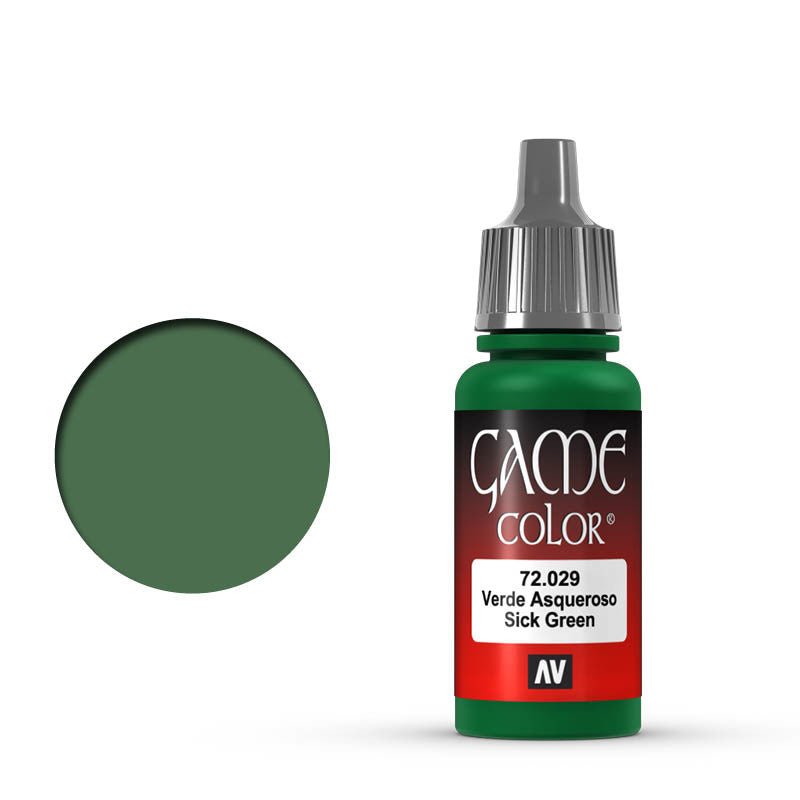 Vallejo 17ml Game Color - Sick Green