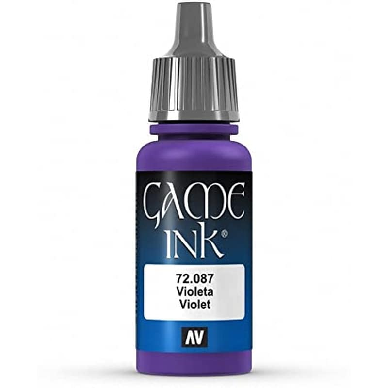 Vallejo 17ml Game Ink - Inky Violet Acrylic Paint