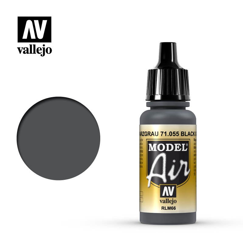 Vallejo 17ml Model Air - Black Grey RLM66