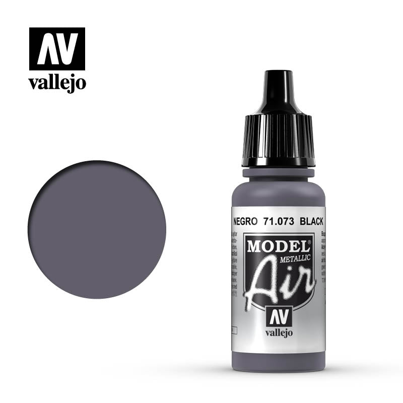 Vallejo 17ml Model Air - Black (Metallic)