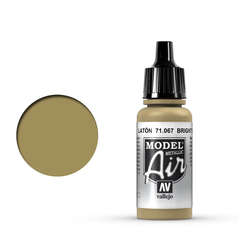 Vallejo 17ml Model Air - Bright Brass (Metallic)