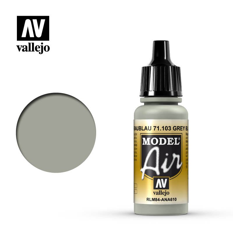 Vallejo 17ml Model Air - Gray Blue RLM84
