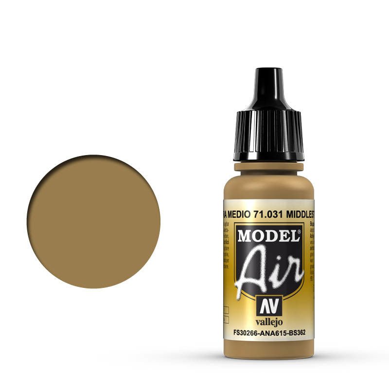 Vallejo 17ml Model Air - Middle Stone