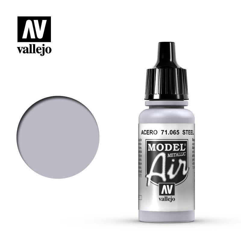 Vallejo 17ml Model Air - Steel (Metallic)