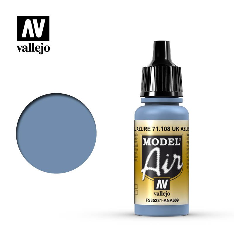 Vallejo 17ml Model Air - UK Azure Blue