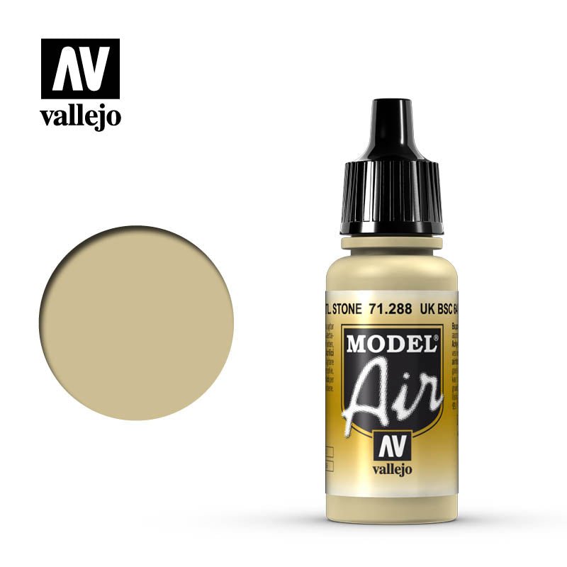 Vallejo 17ml Model Air - Uk BSC 64 Portland Stone