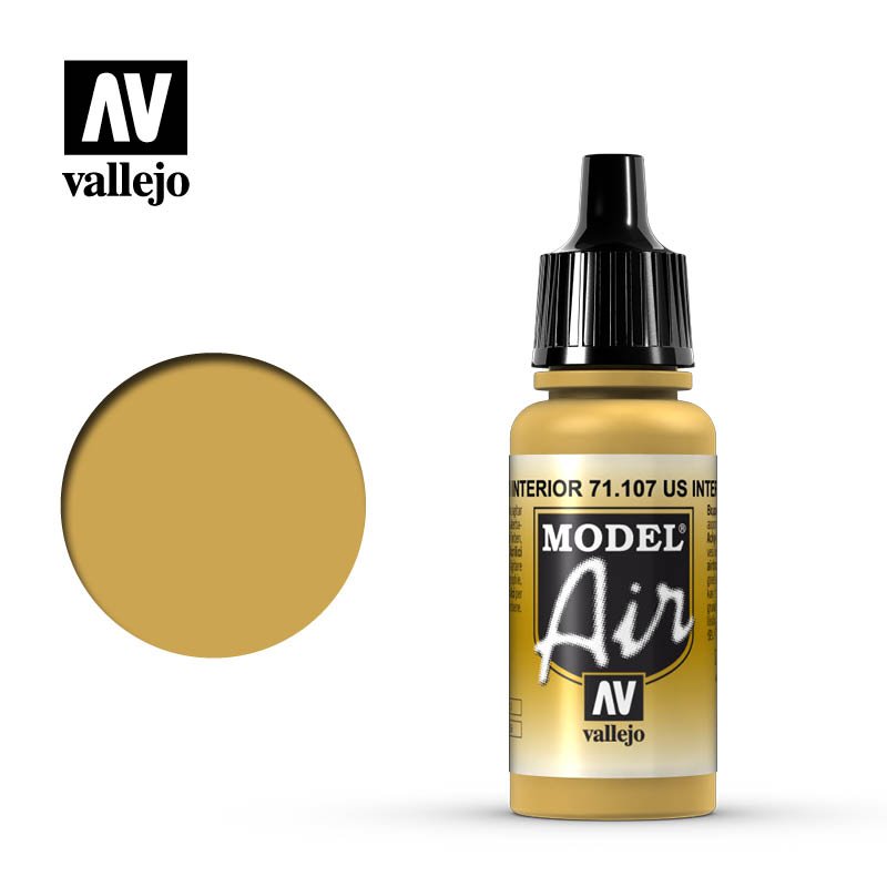 Vallejo 17ml Model Air - US Interior Yellow