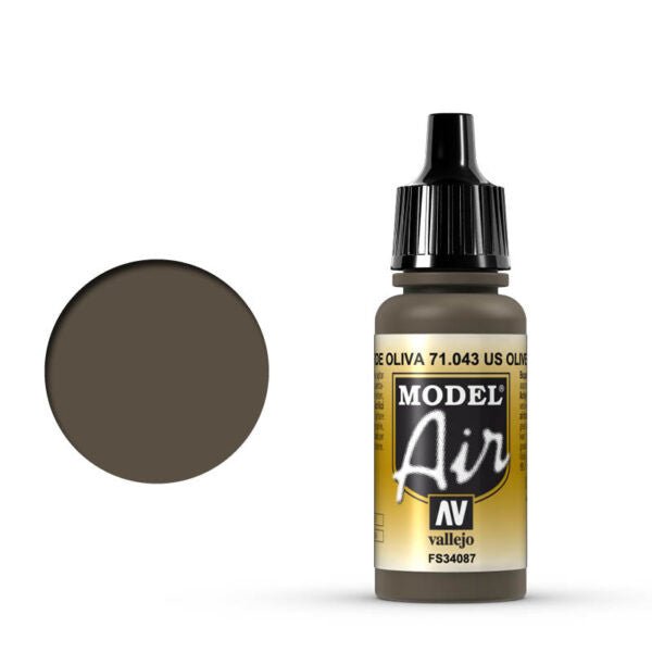 Vallejo 17ml Model Air - US Olive Drab