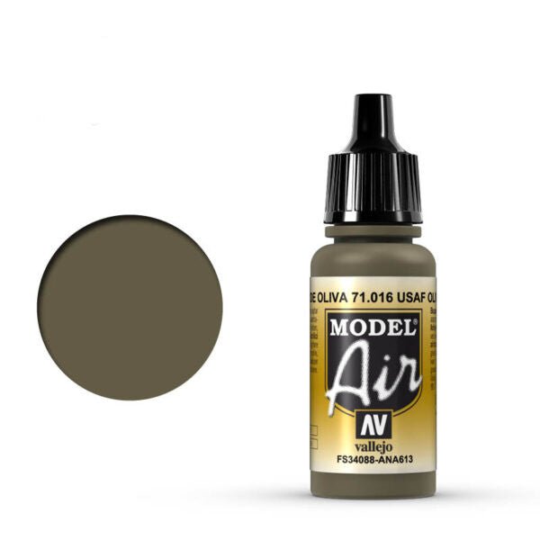 Vallejo 17ml Model Air - USAF Olive Drab