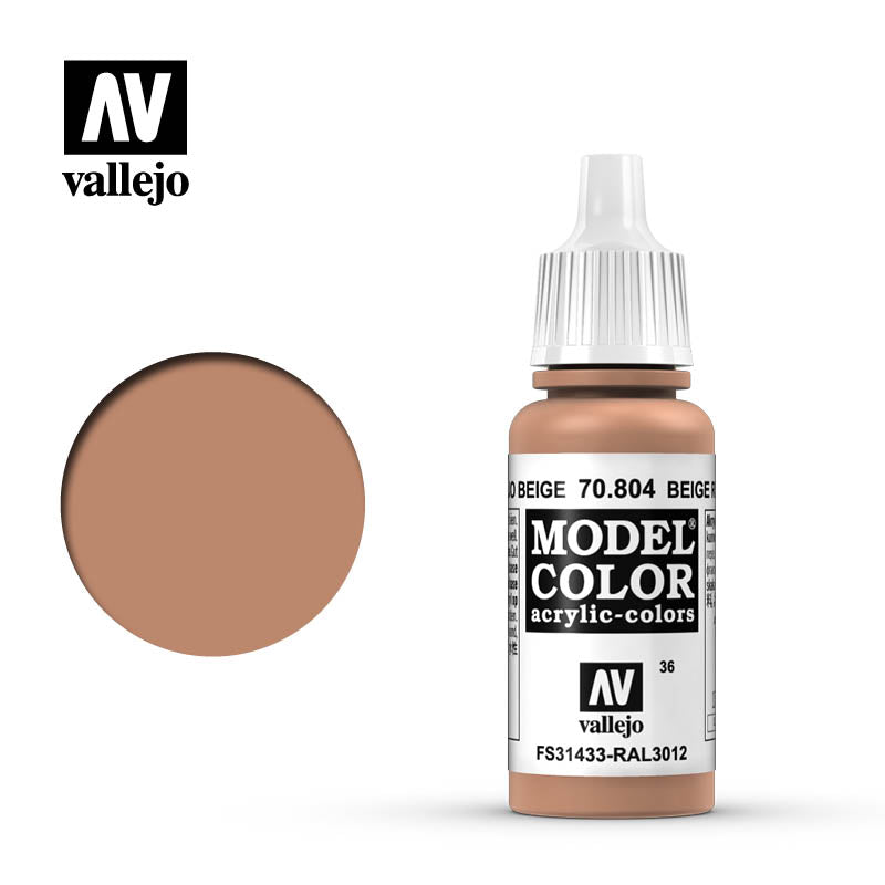 Vallejo 17ml Model Color - Beige Red
