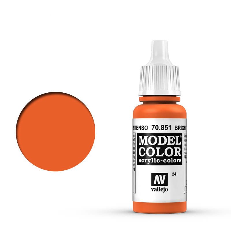 Vallejo 17ml Model Color - Bright Orange