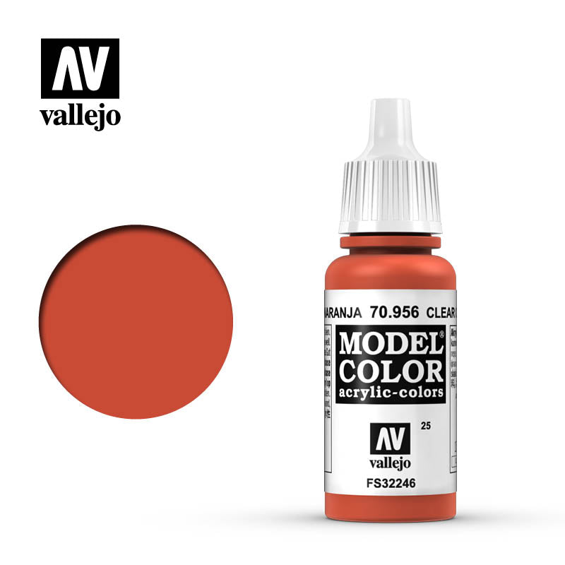 Vallejo 17ml Model Color - Clear Orange