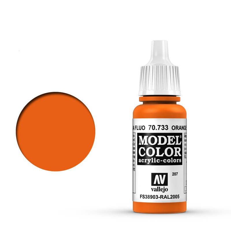 Vallejo 17ml Model Color - Fluorescent Orange