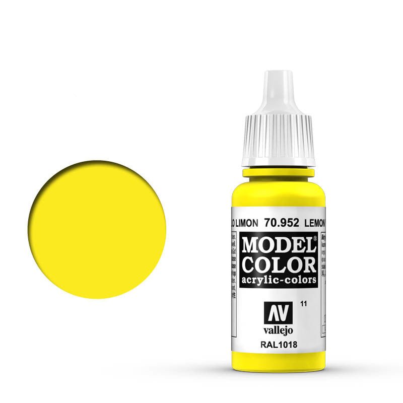 Vallejo 17ml Model Color - Lemon Yellow