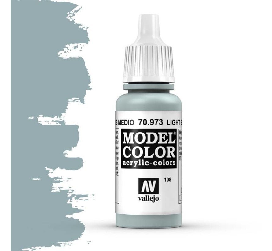 Vallejo 17ml Model Color - Light Sea Grey
